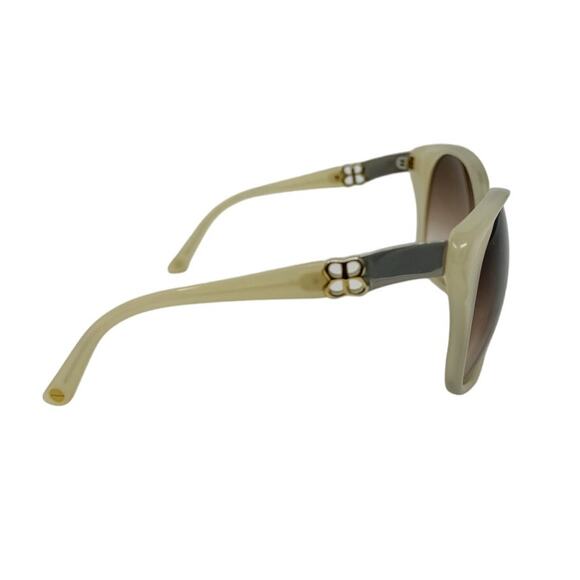Balenciaga Retro Future Cat Eye Sunglasses ivory BB logo w/ case - Picture 7 of 11